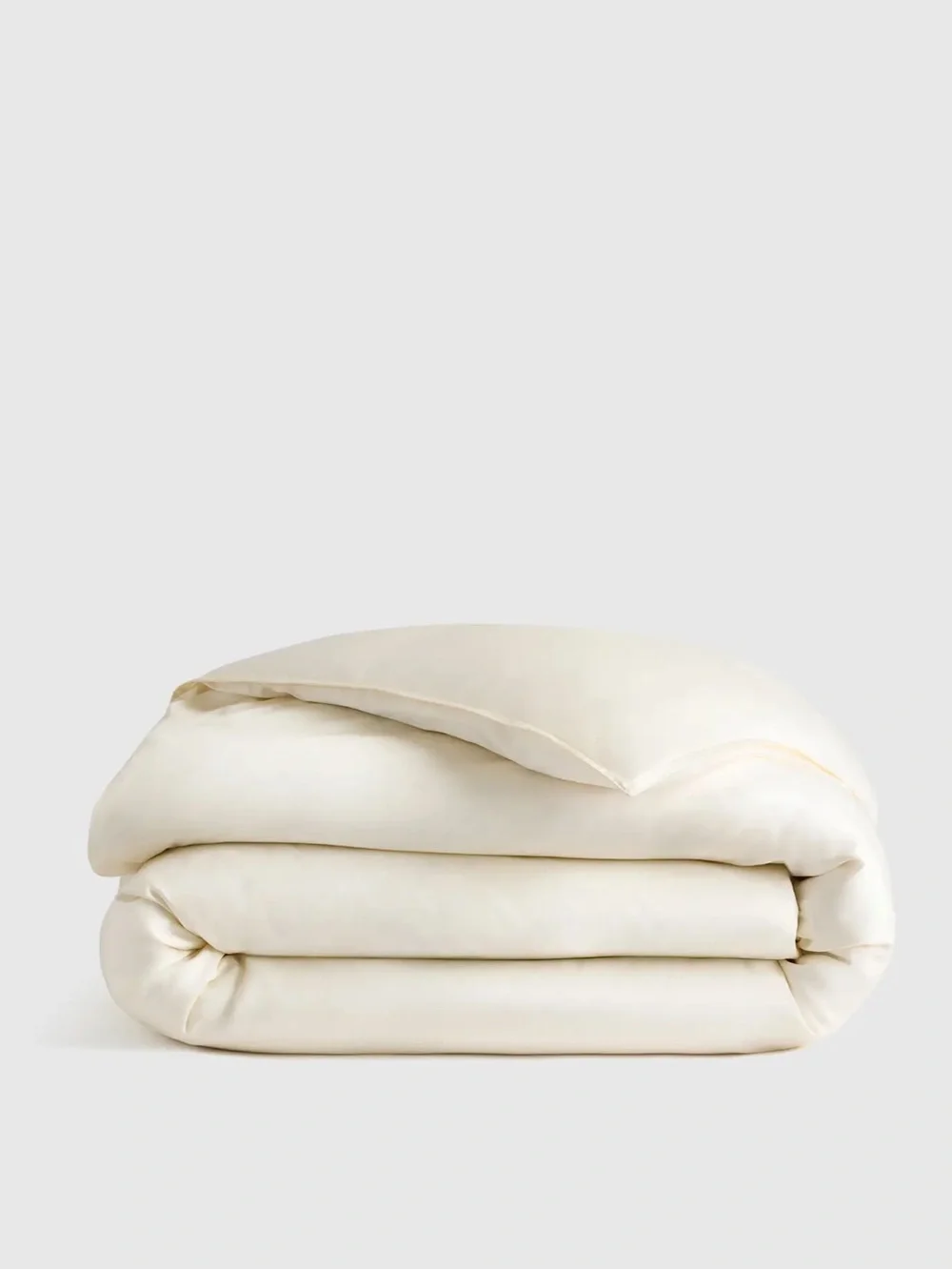 QUINCE Bamboo Duvet Cover Ivory King Cal King